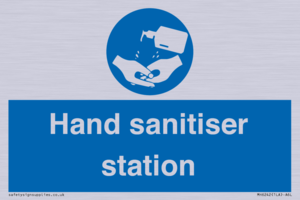 Hand sanitiser station